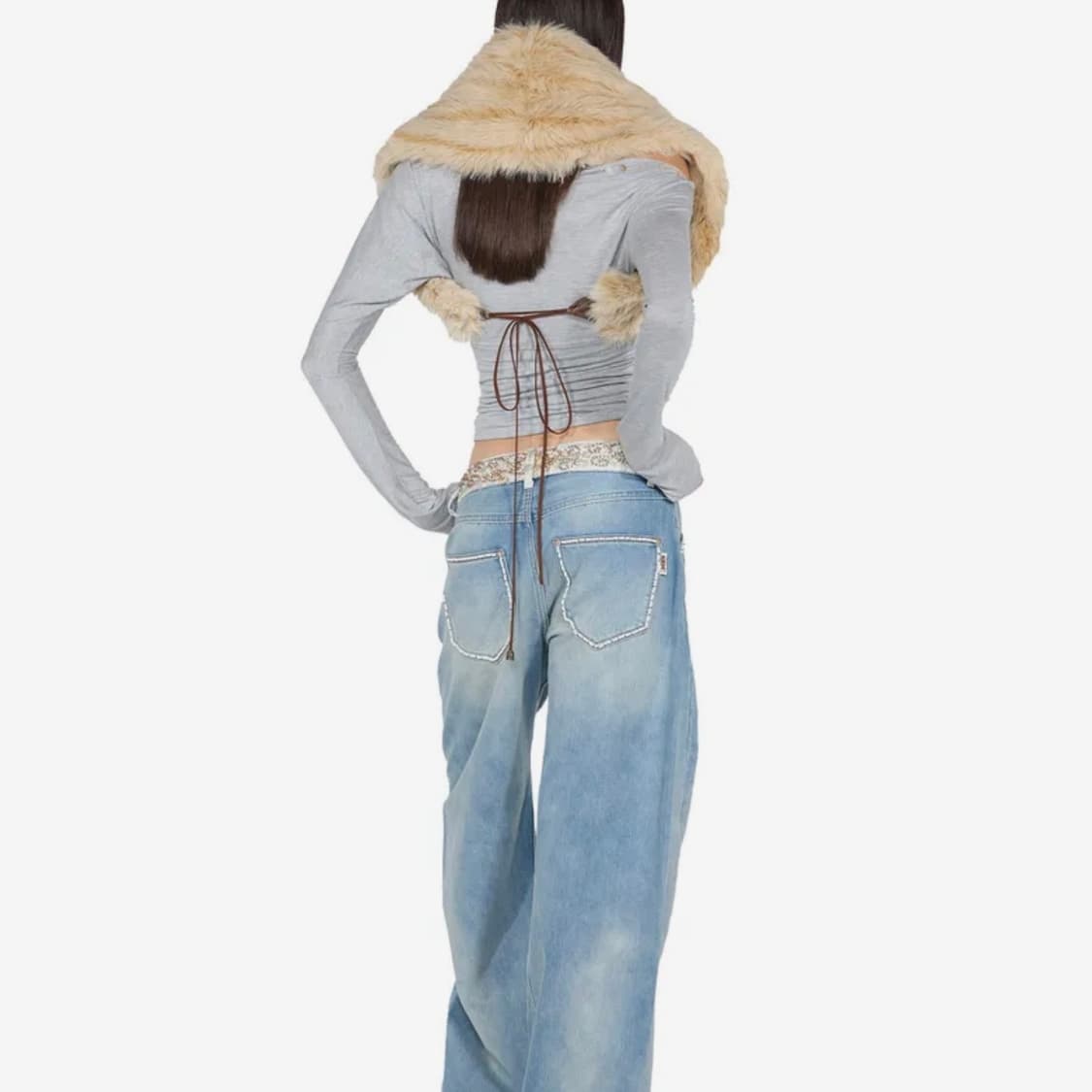 Sculptor Shell Button Sleeve Top 상품이미지3