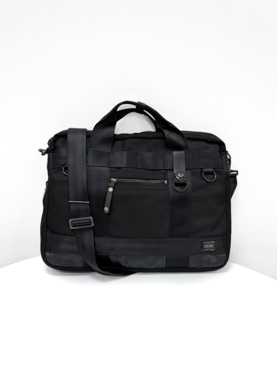 포터 블랙 나일론 브리프케이스 상품이미지1