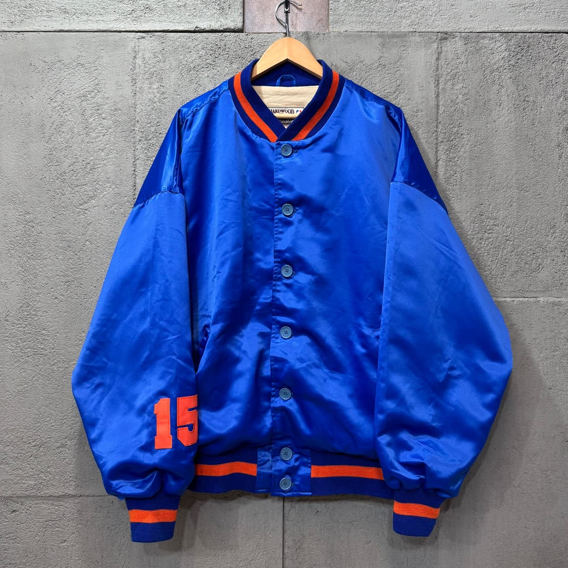 90s 미첼앤네스 뉴욕닉스 바시티 자켓 made in KOREA (3XL 상품이미지3