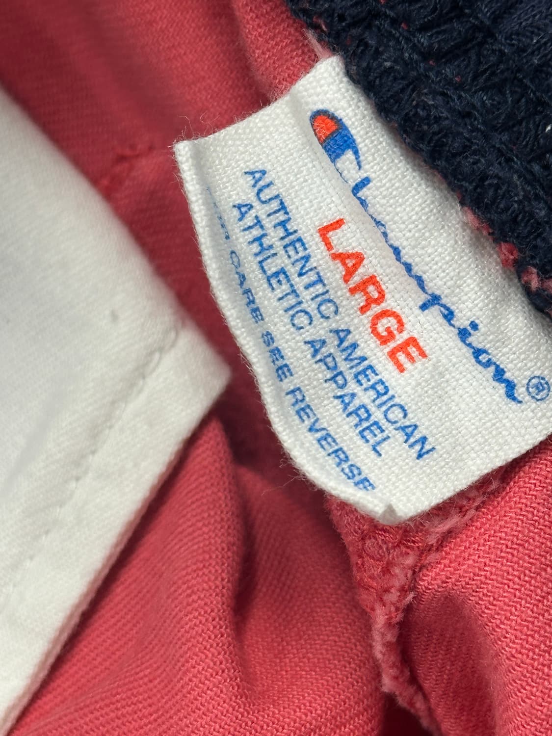 챔피온 자몽 Y2K 스트릿  프린팅 5부 배색 힙합 일자핏 반바지 상품이미지5