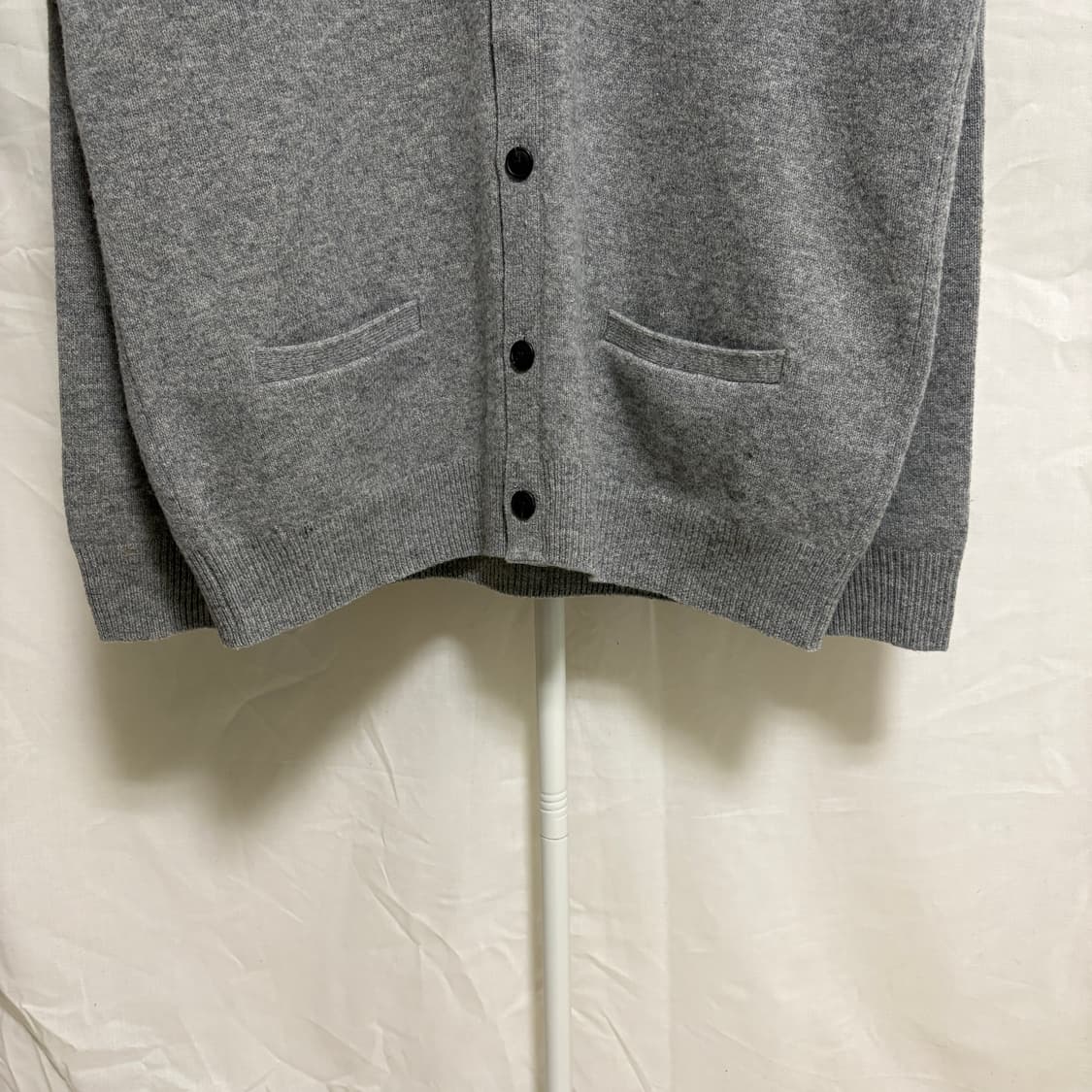 유니클로 램스울 가디건 / 그레이, XL 상품이미지3