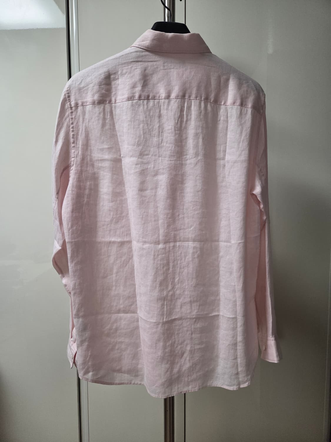 띠어리 Theory 어빙 린넨셔츠 페일 핑크 상품이미지2