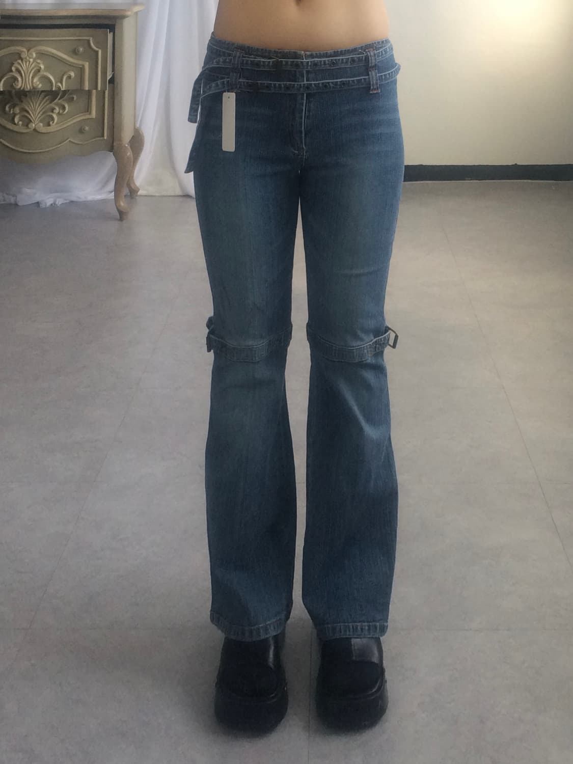 Belted denim pants 상품이미지7