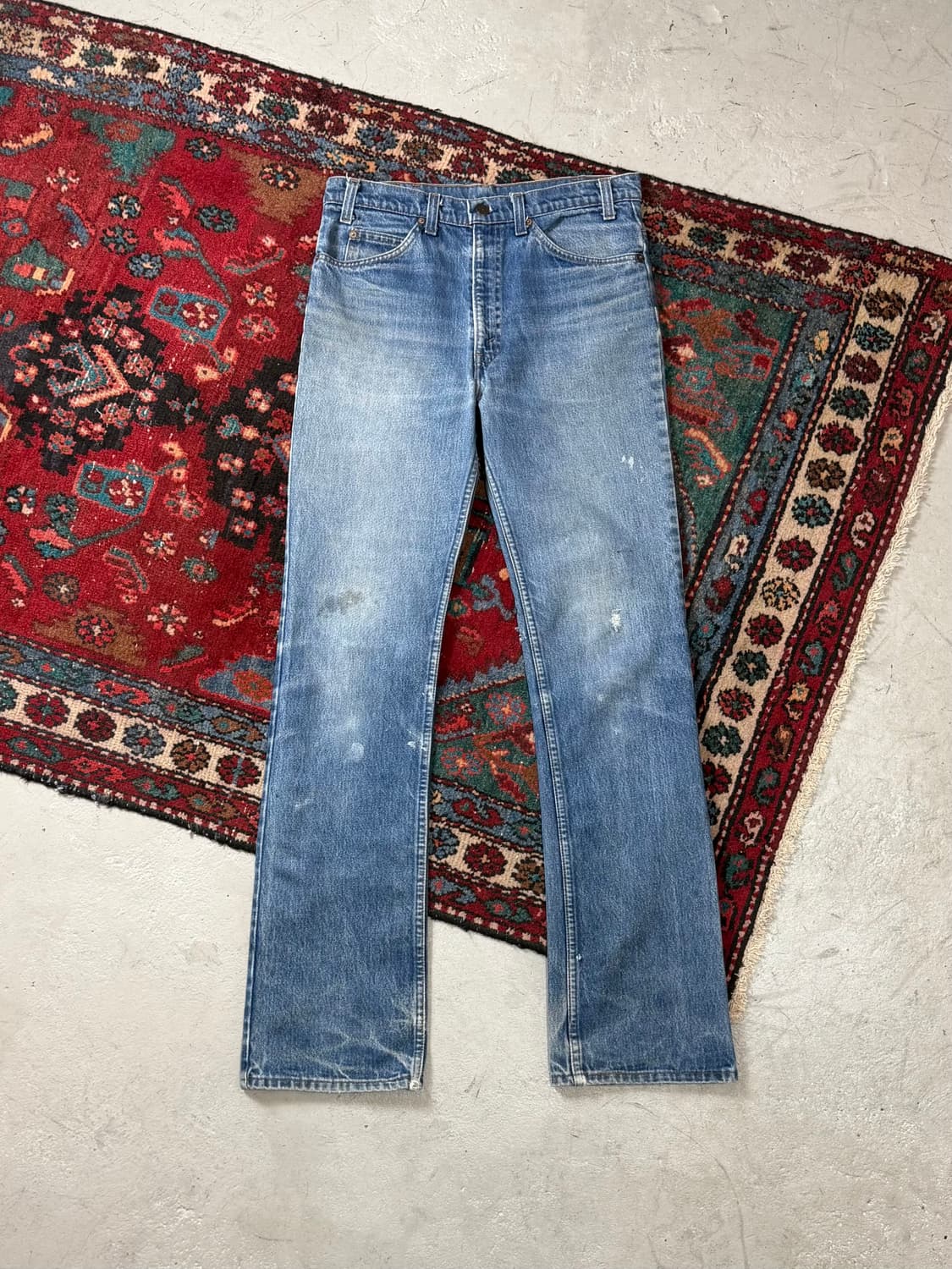 80's USA 빈티지 리바이스 517 오렌지탭 부츠컷 상품이미지1