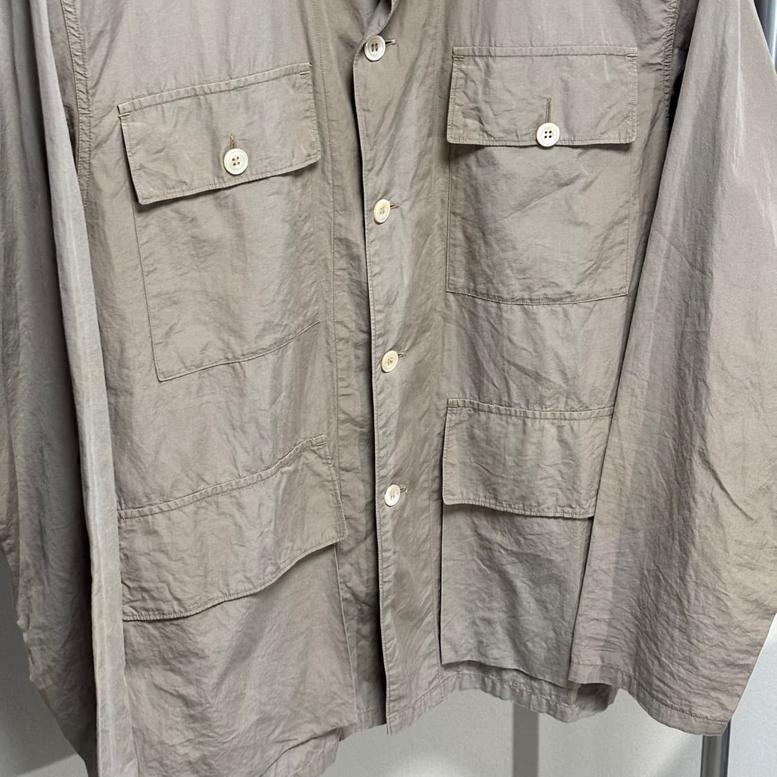 1) comoli 코모리 bdu 셔츠 자켓 상품이미지3