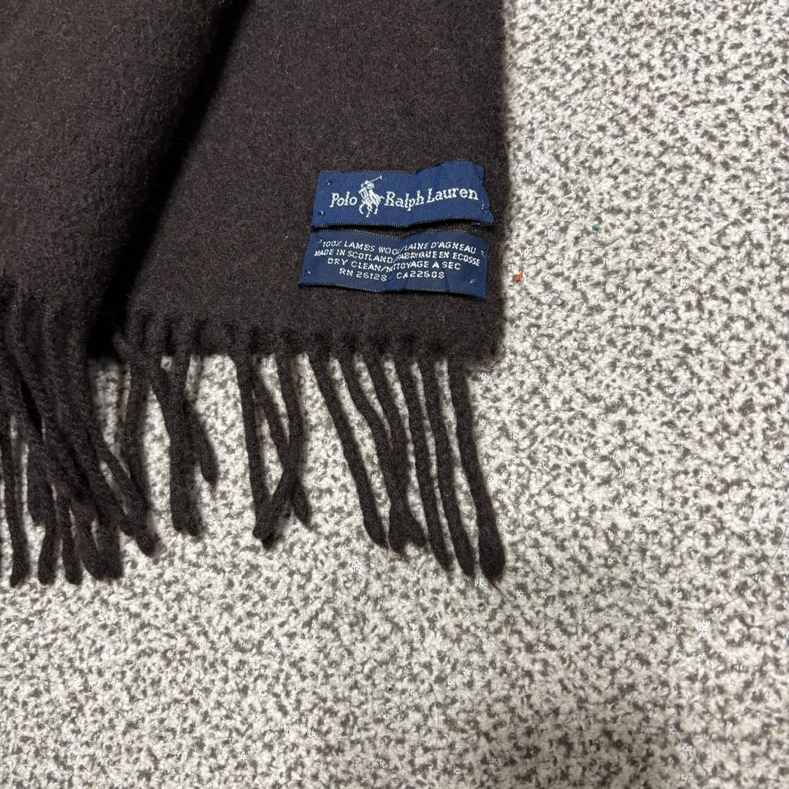 [택포,램스울100] 폴로 랄프로렌 이태리 머플러 목도리 [A] 상품이미지3