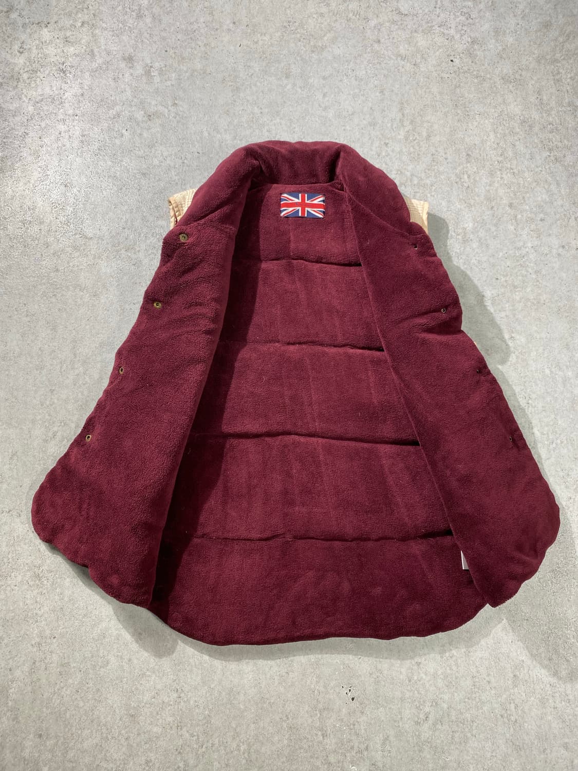 [M-L] Aquascutum 아쿠아스큐텀 덕다운 체크 패딩베스트 상품이미지6