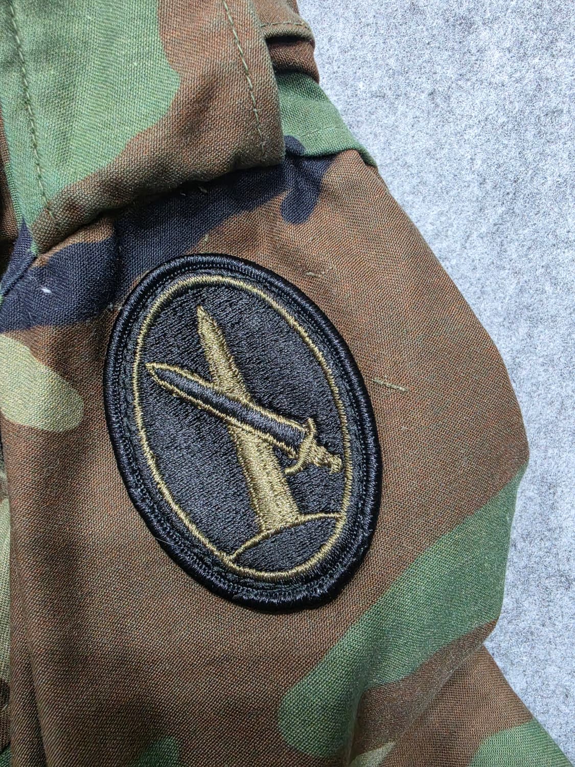 ARMY 오리지널 80s 빈티지 우드랜드 카모 M-65 필드 자켓 S 상품이미지8