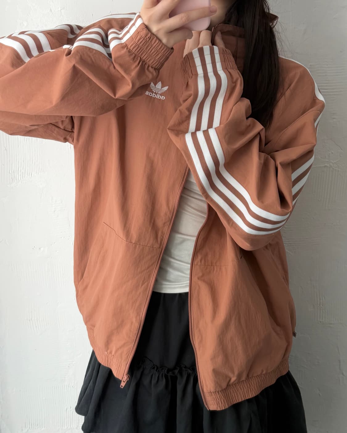 Adidas 아디다스 살구오렌지 사이드라인 락업 트랙자켓   상품이미지1