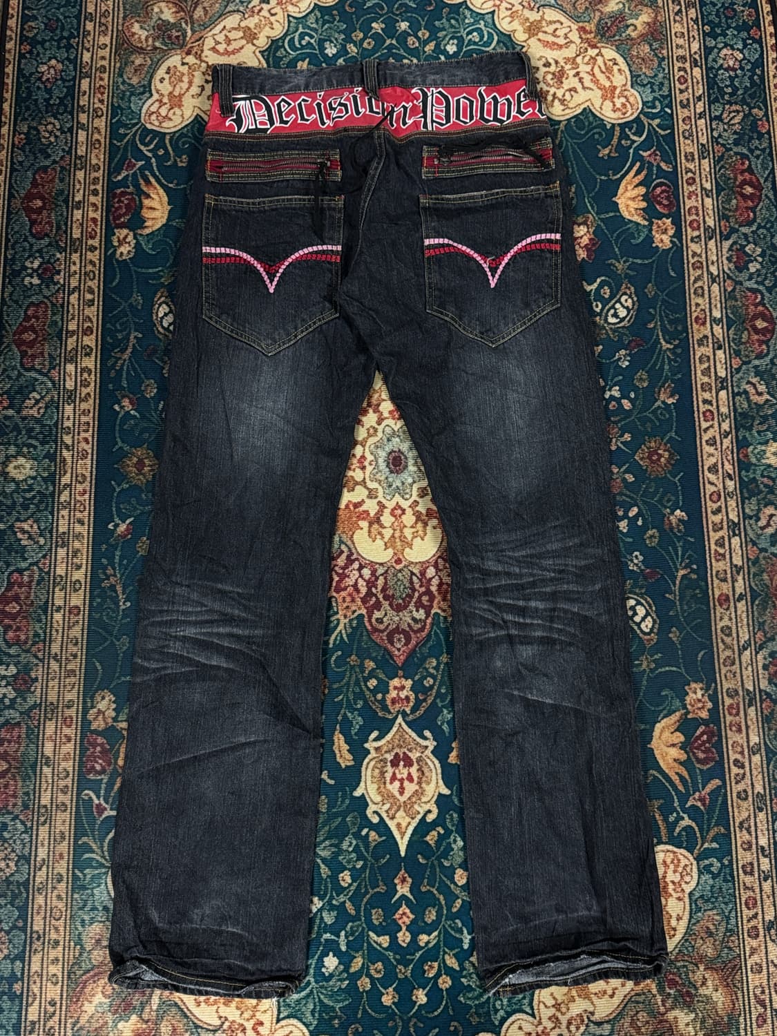 JPN Y2K LETTERING PANTS 3715 상품이미지4
