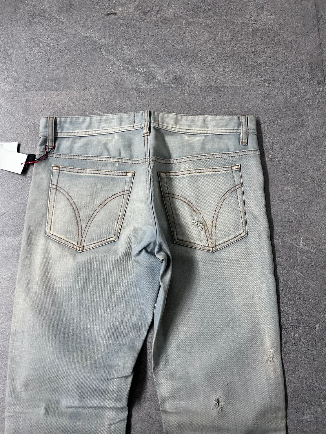deadstock* 돌체앤가바나 블리치 워싱 데님 팬츠 상품이미지9