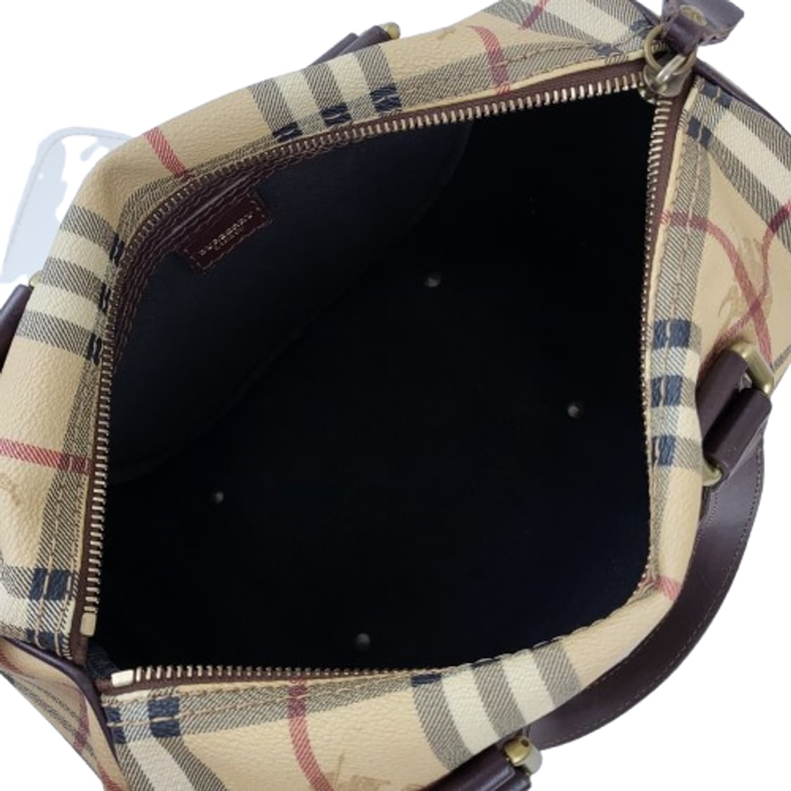 정품 버버리 헤이마켓체크 클래식 토트백 상품이미지10