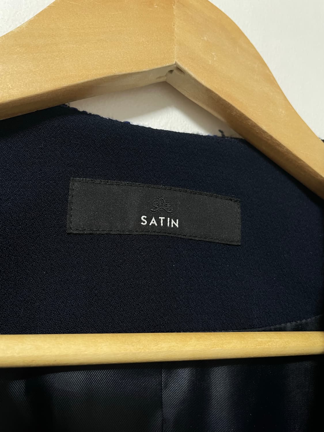 (55-66) SATIN 샤틴 트위드 롱 자켓 상품이미지5