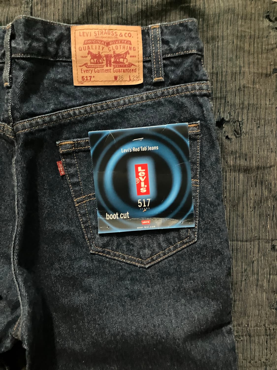 데드스탁 90s 빈티지 리바이스 517 부츠컷 데님 팬츠 상품이미지5