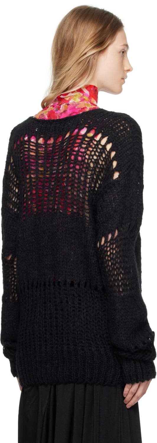 open YY 검정 스웨터 상품이미지2