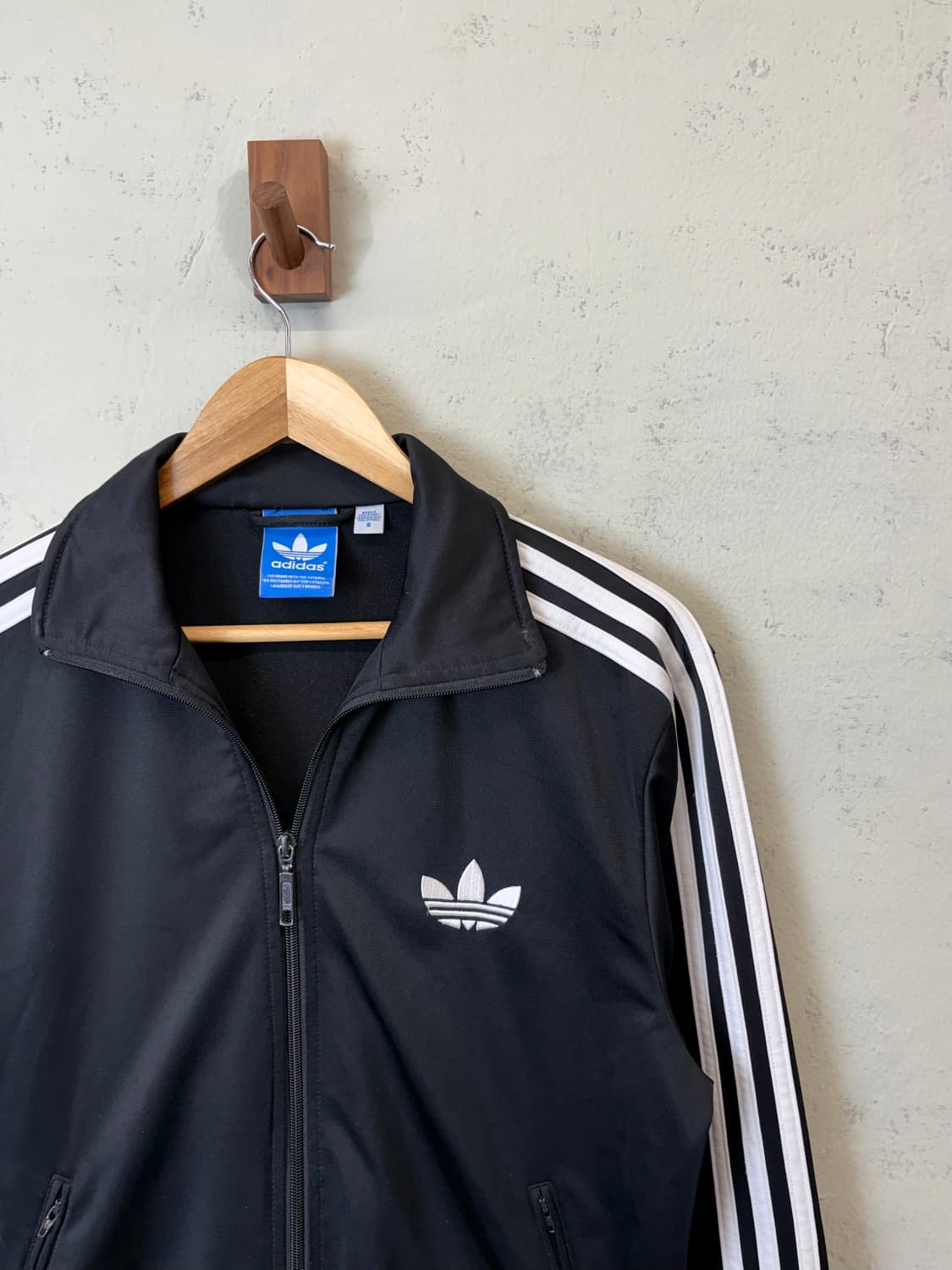 아디다스 구형 파이어버드 삼선 트랙탑 져지 블랙 상품이미지2