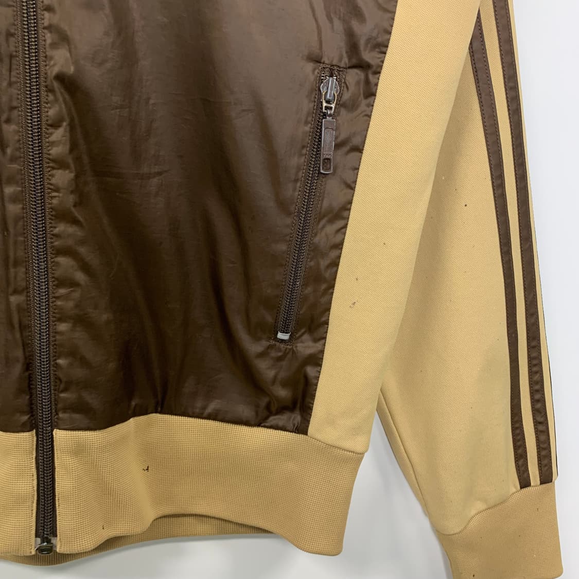 아디다스 베켄바우어 트랙탑 브라운/베이지 져지 상품이미지7