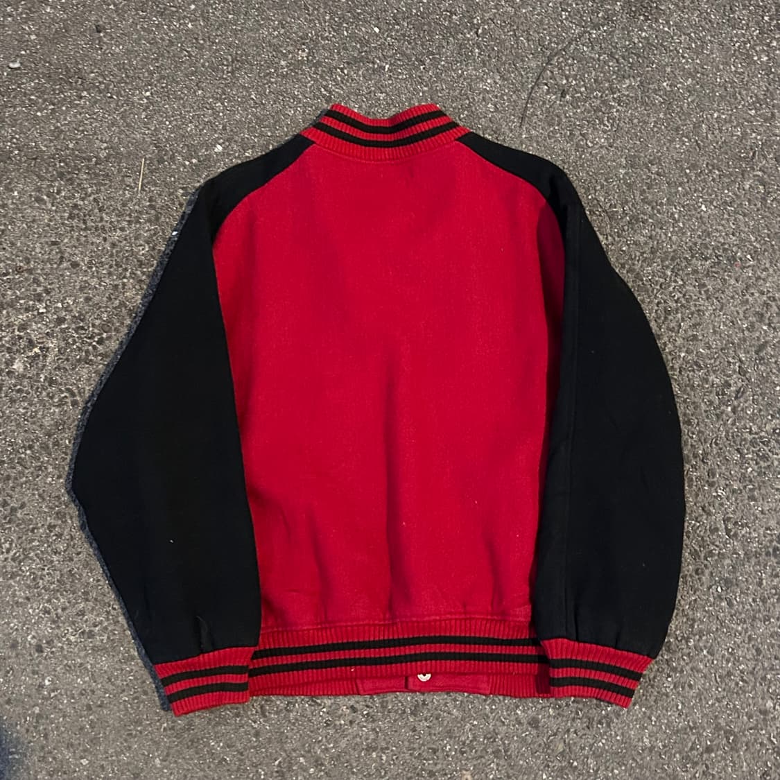 90s 일본빈티지  Lancaster 멜튼 울 모직 바시티 스타디움 M 상품이미지4