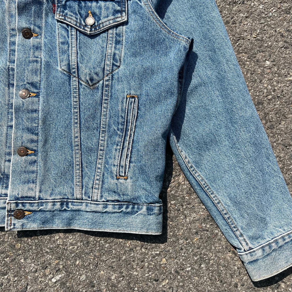 90‘s USA 리바이스 70506 데님 트러커 자켓 상품이미지4