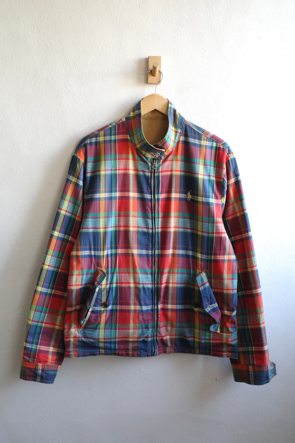 폴로 리버시블 치노 마드라스 자켓 상품이미지7