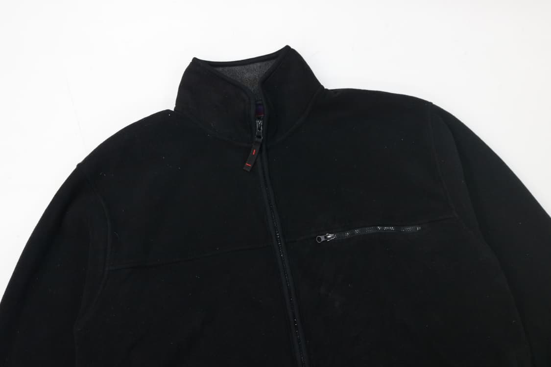 O.E.B Sports 빈티지 블랙 플리스 풀짚업 자켓 (L) 상품이미지3