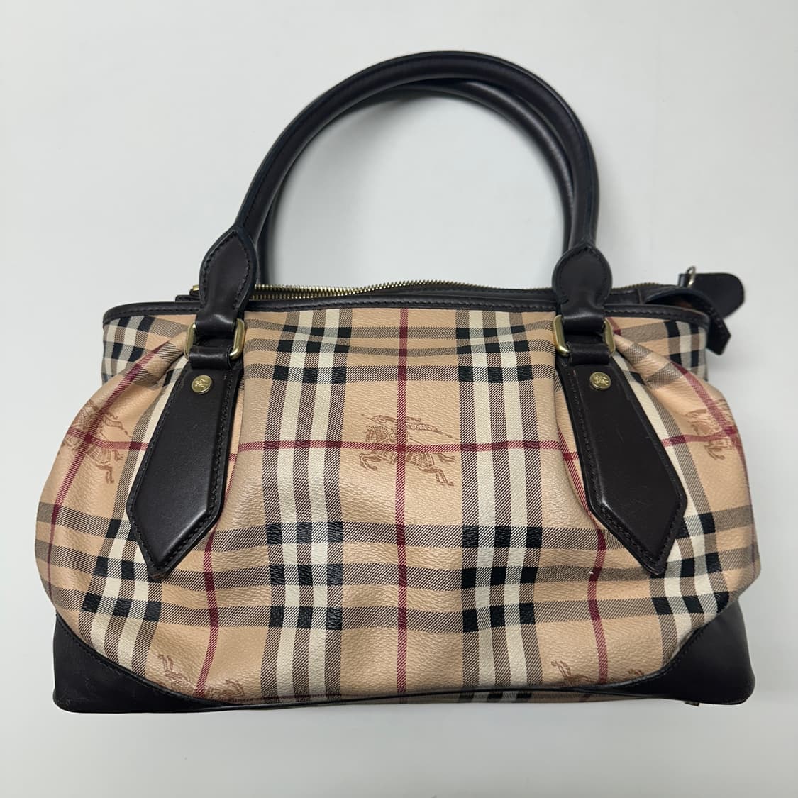 버버리 체크 토트/숄더백 상품이미지8
