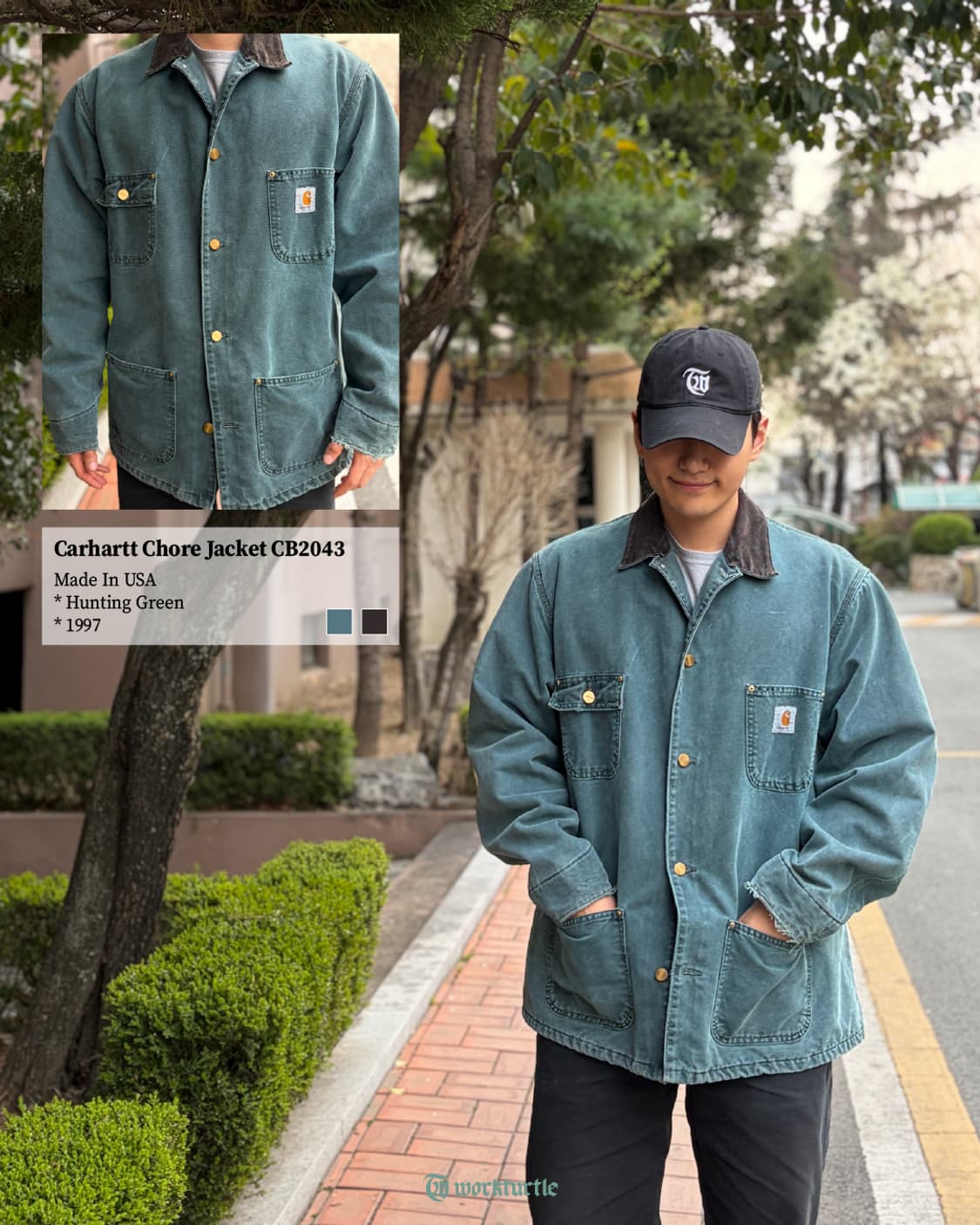 90s 칼하트 초어 CB2043 HTG L/R 상품이미지2