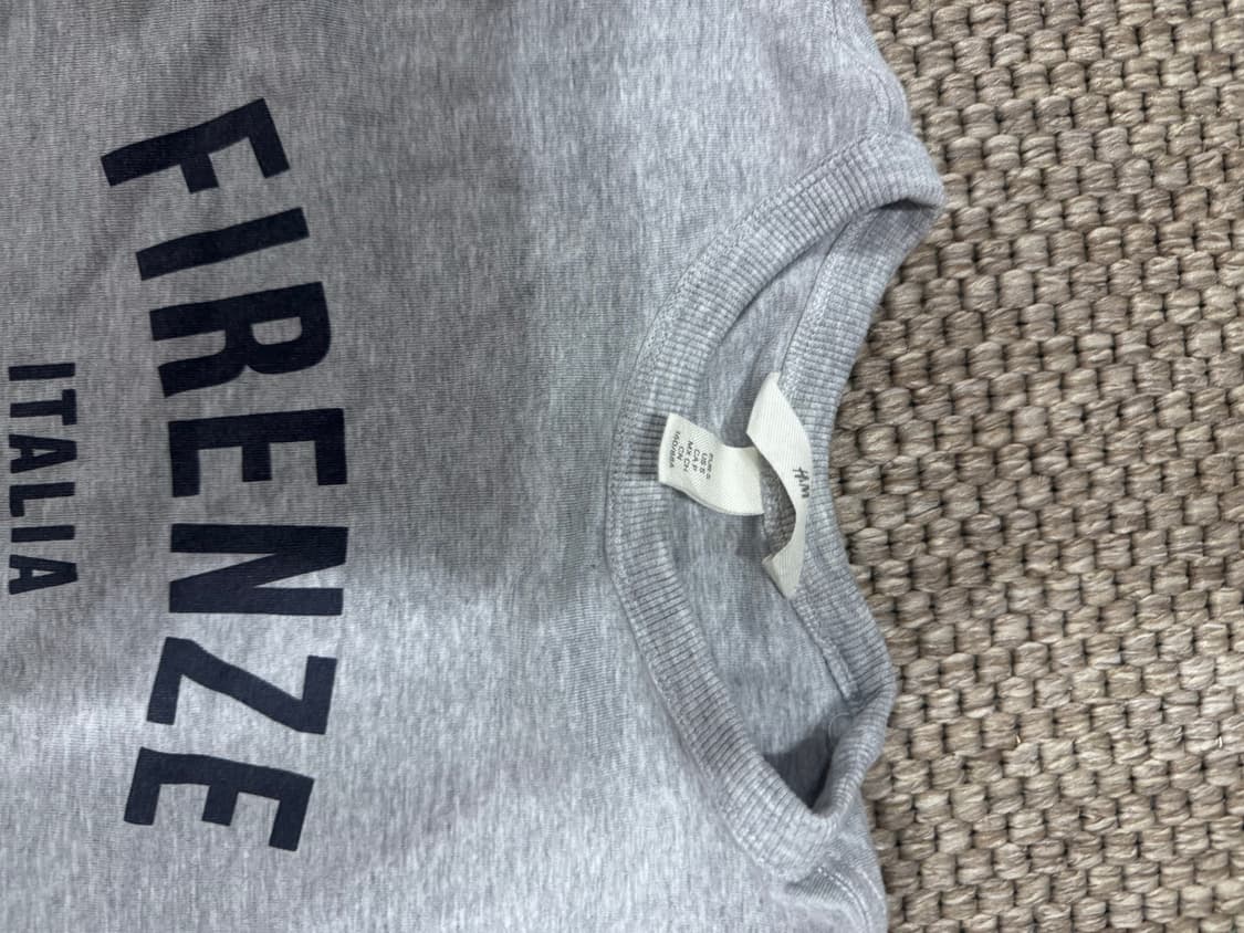 h&m 프린팅 기본티 상품이미지2