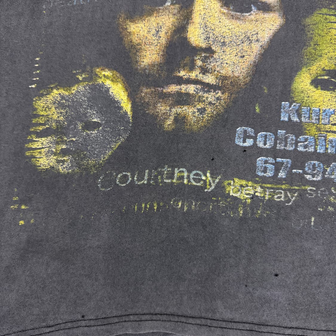 빈티지 90s Nirvana 너바나 커트코베인 메모리얼 티셔츠 상품이미지6