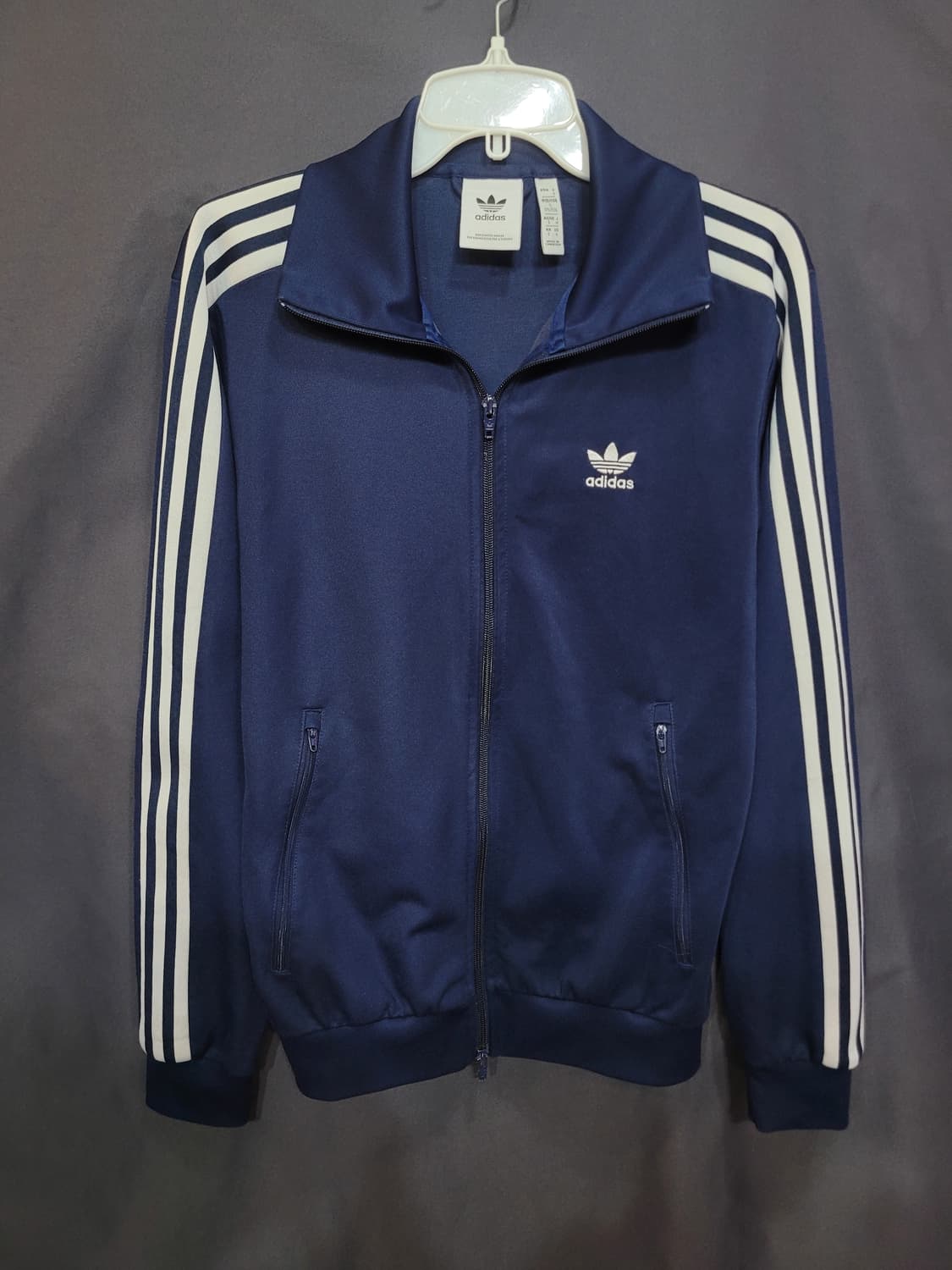 아디다스 불꽃 파이어버드 곤흰 네이비 베켄바우어 트랙탑 져지  상품이미지1