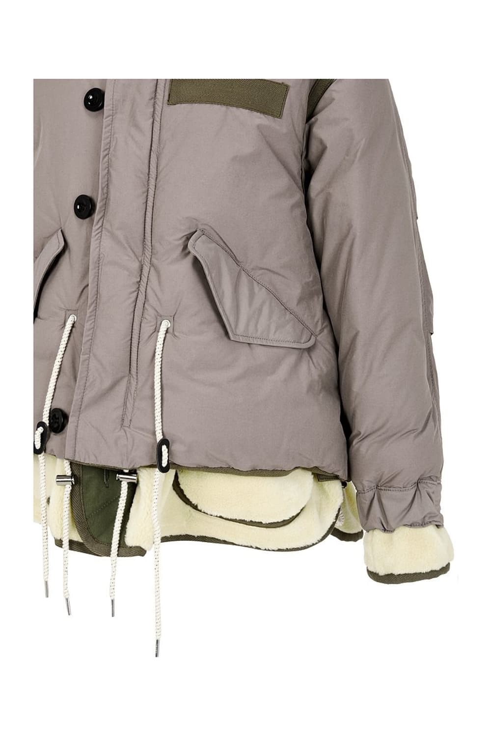 사카이 플리스 레이어드 패딩 블루종 상품이미지3