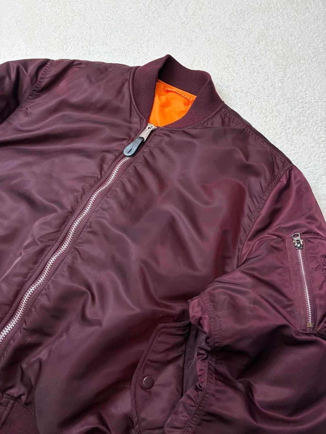 알파인더스트리 MA-1 봄버 플라이트 블루종 자켓 PN5876 상품이미지2