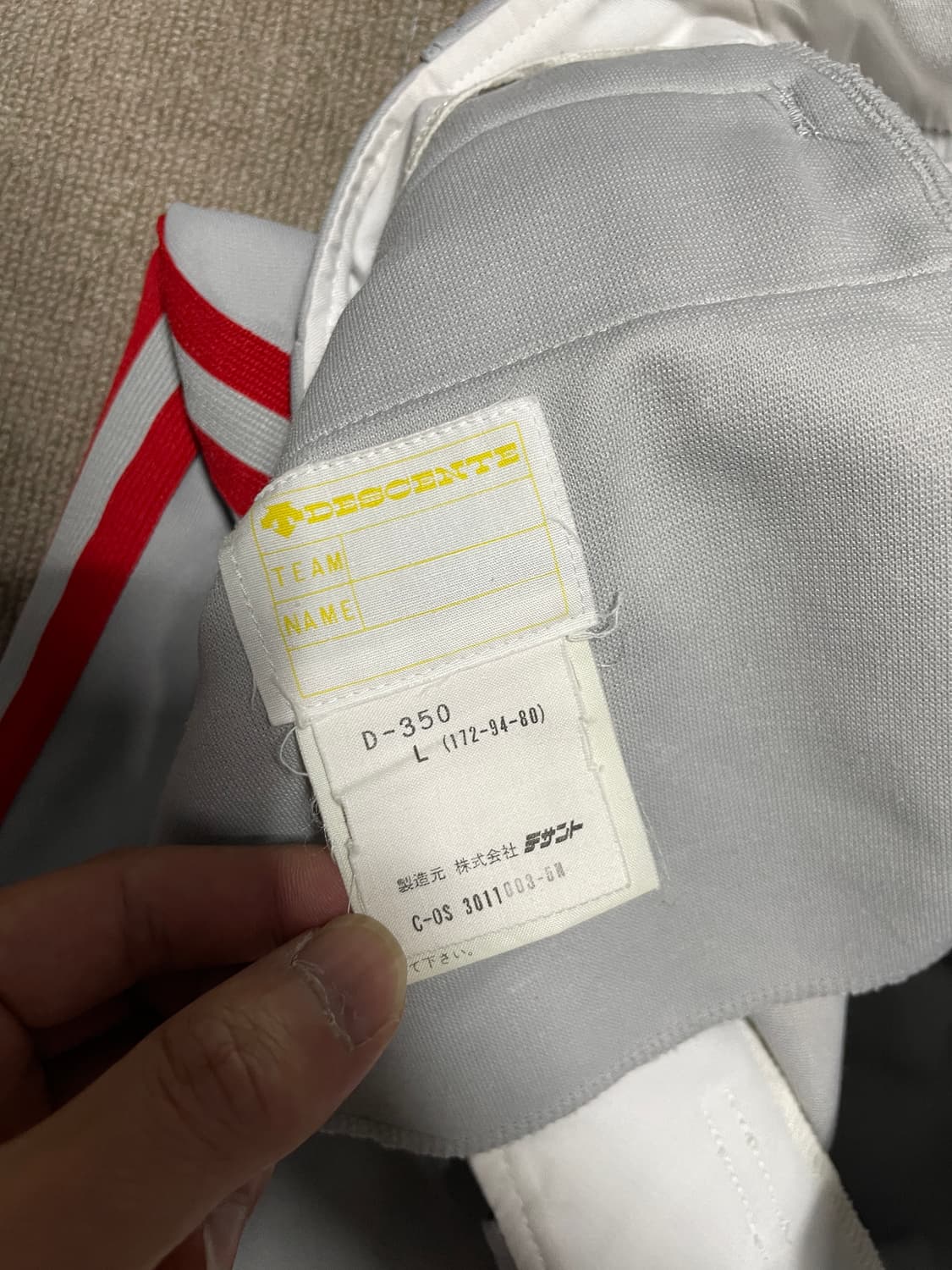 데상트 더블라인 베이스볼 팬츠 상품이미지5