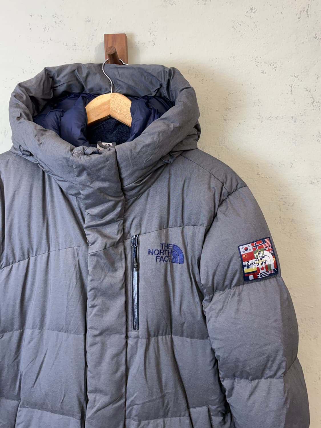 노스페이스 평창 롱패딩 그레이 상품이미지3