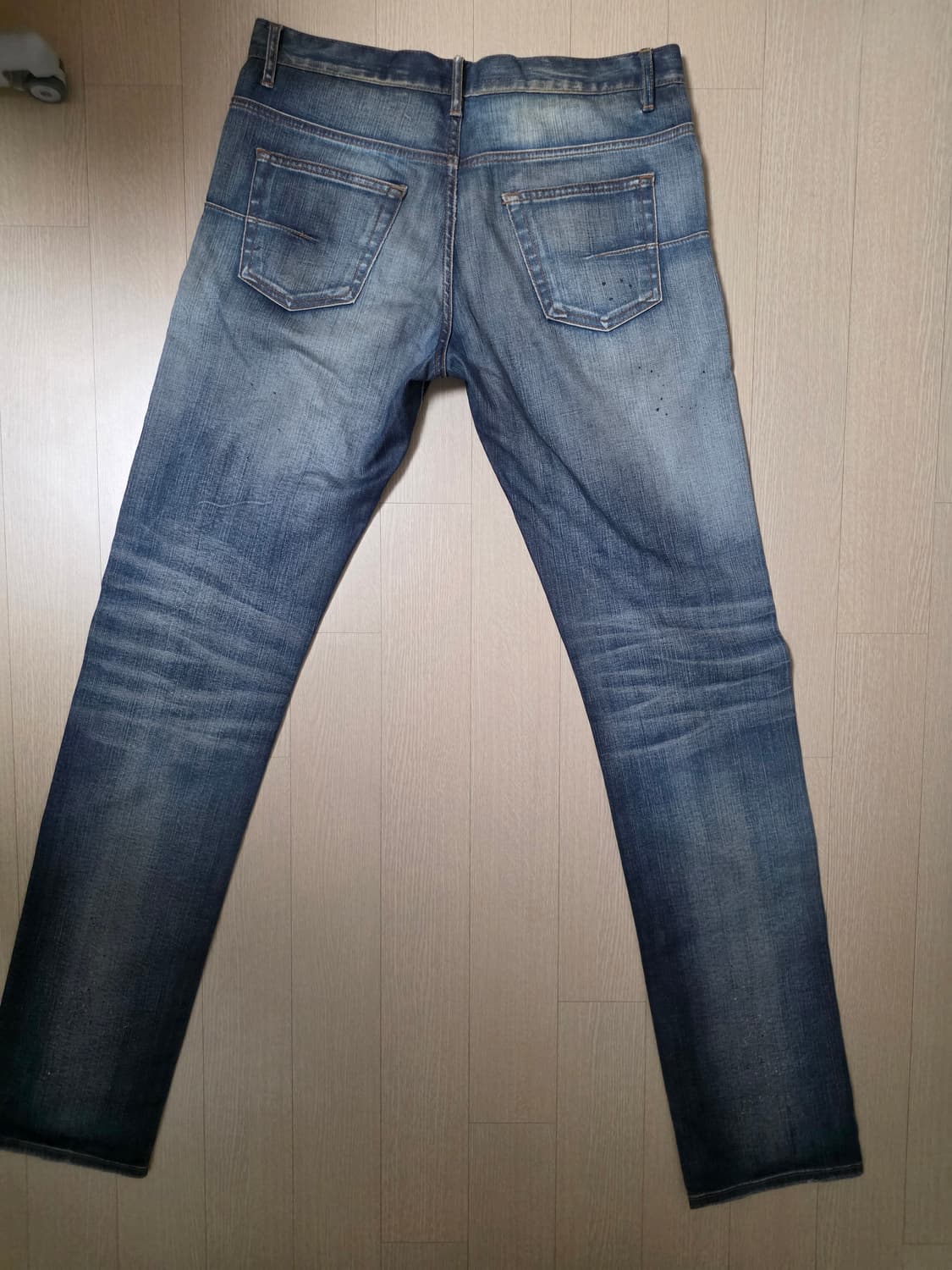 [32] 디올옴므 08SS 언더마이카 레페진 레드페인트진 상품이미지2