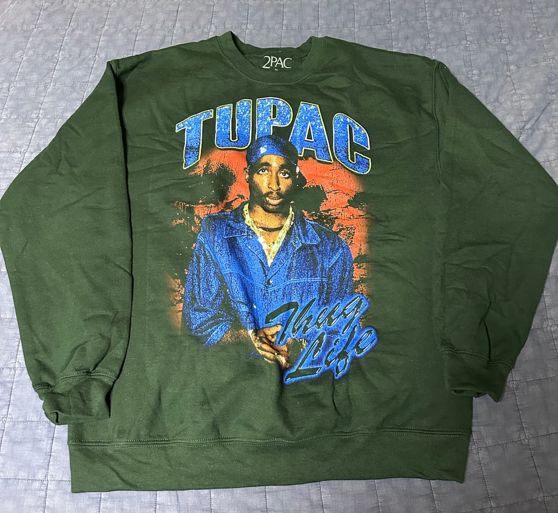 투팍 프린팅 크루넥 상품이미지1