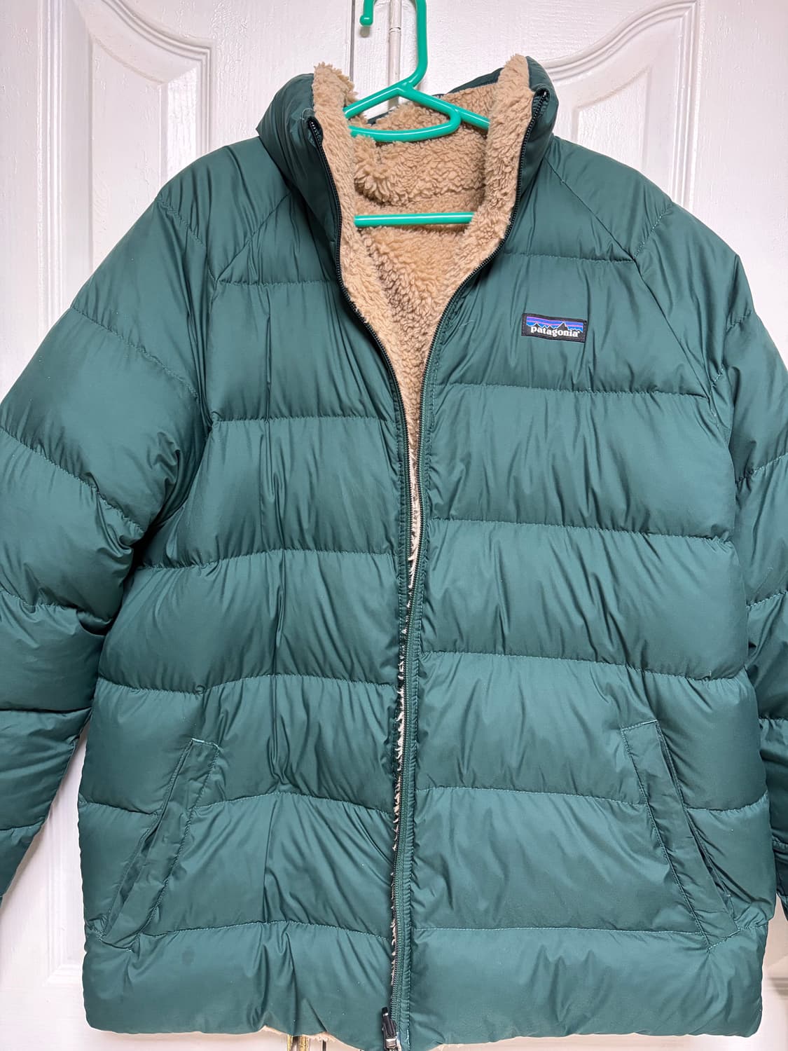 파타고니아 리버시블 패딩 그린 상품이미지3