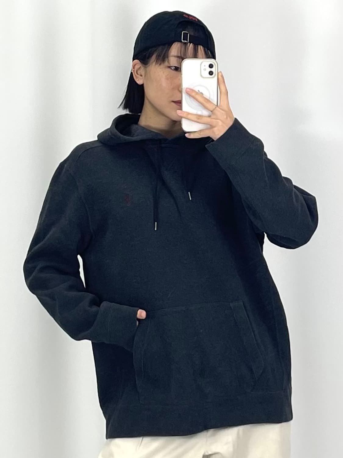  [2XL]폴로 다크그레이 후드티 상품이미지2