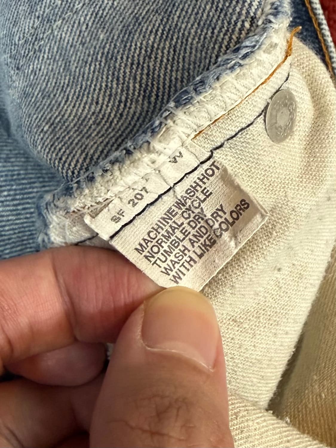 80's USA Made 빈티지 리바이스 517 오렌지탭 부츠컷 상품이미지8