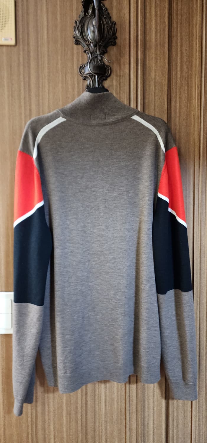 휴고보스 배색 니트 집업  XL 상품이미지8