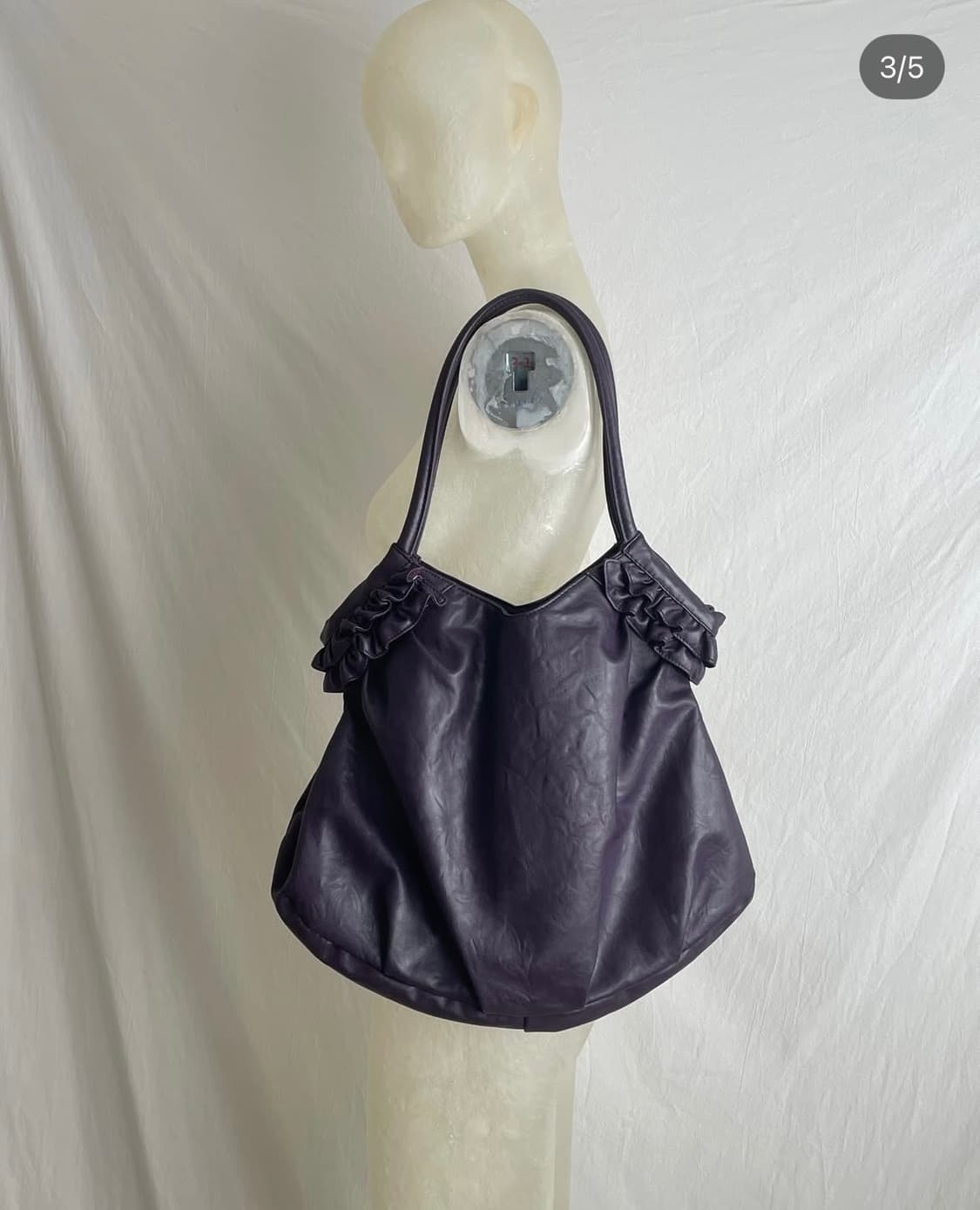 빈티지 퍼플 숄더백 상품이미지1