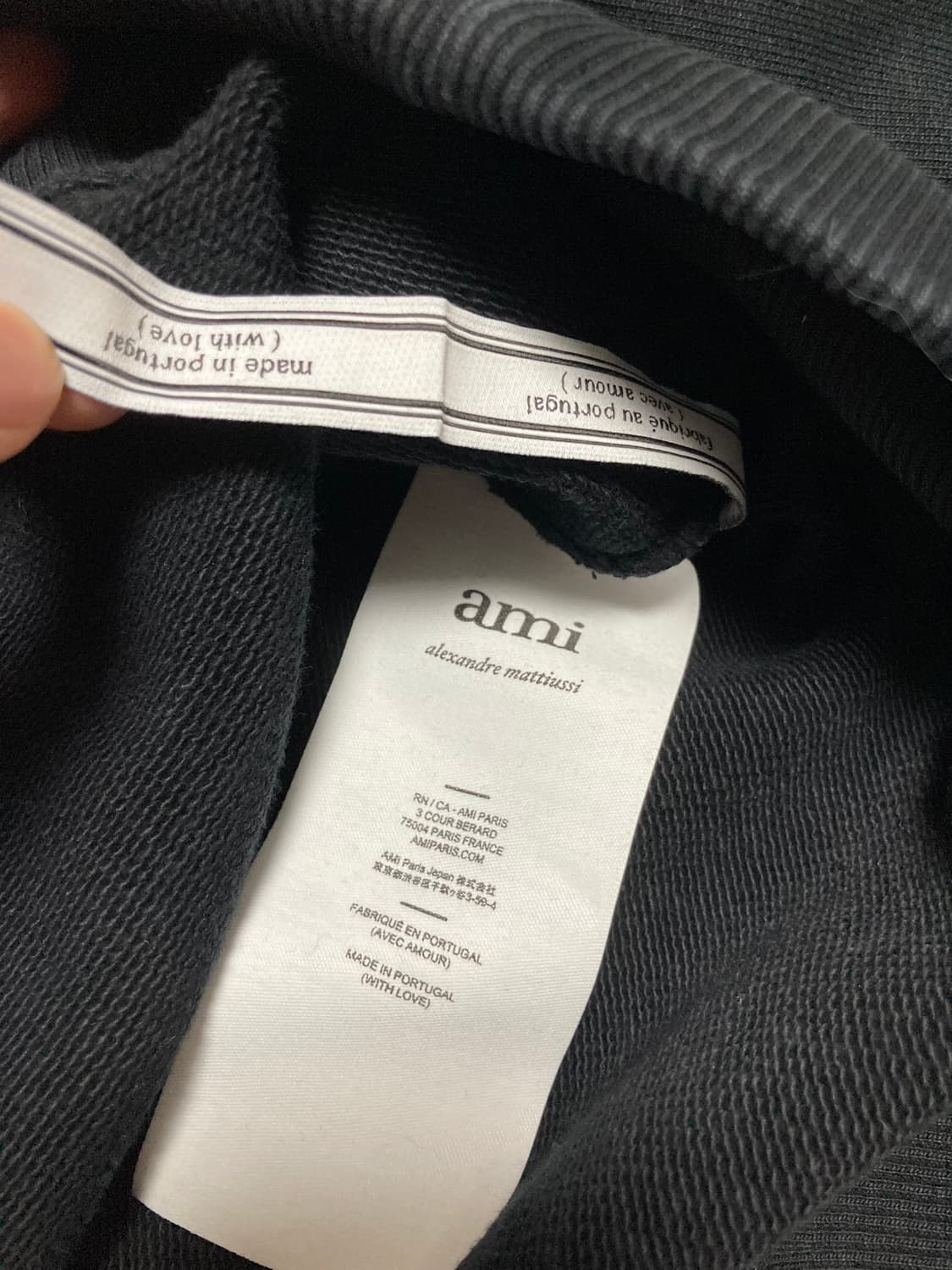 [M size] 아미 빅로고 후드티  상품이미지5