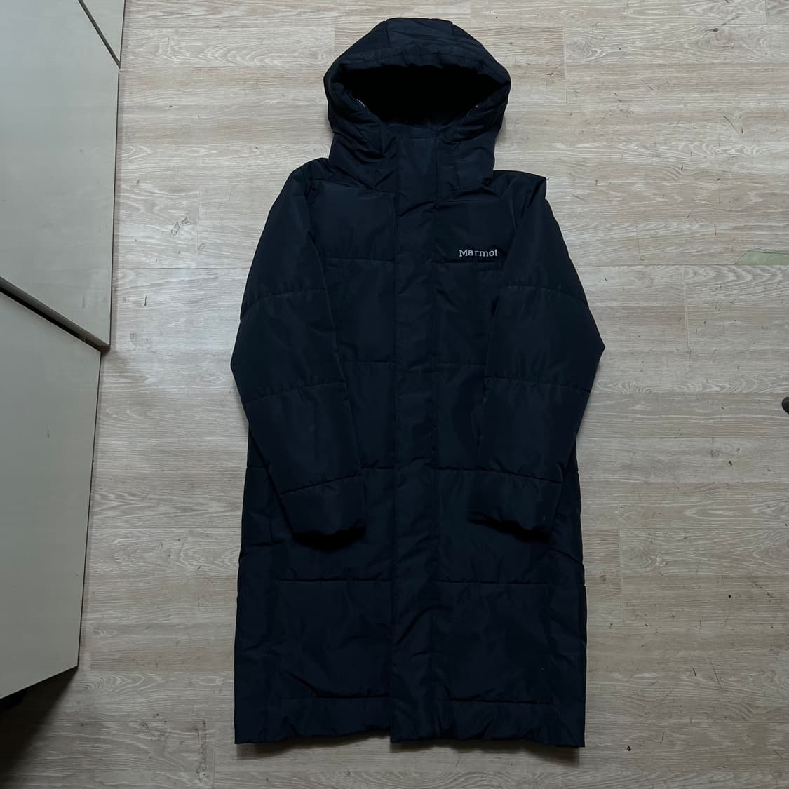 마모트 여성 옴니히트 벤치 후드 롱패딩 점퍼 [블랙] XS/85 상품이미지1