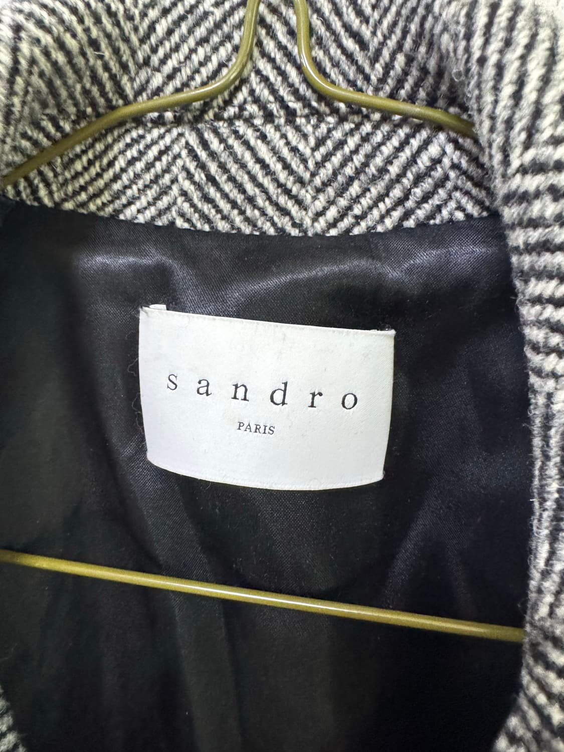 산드로옴므 헤링본 코트(100사이즈 정도) 상품이미지8