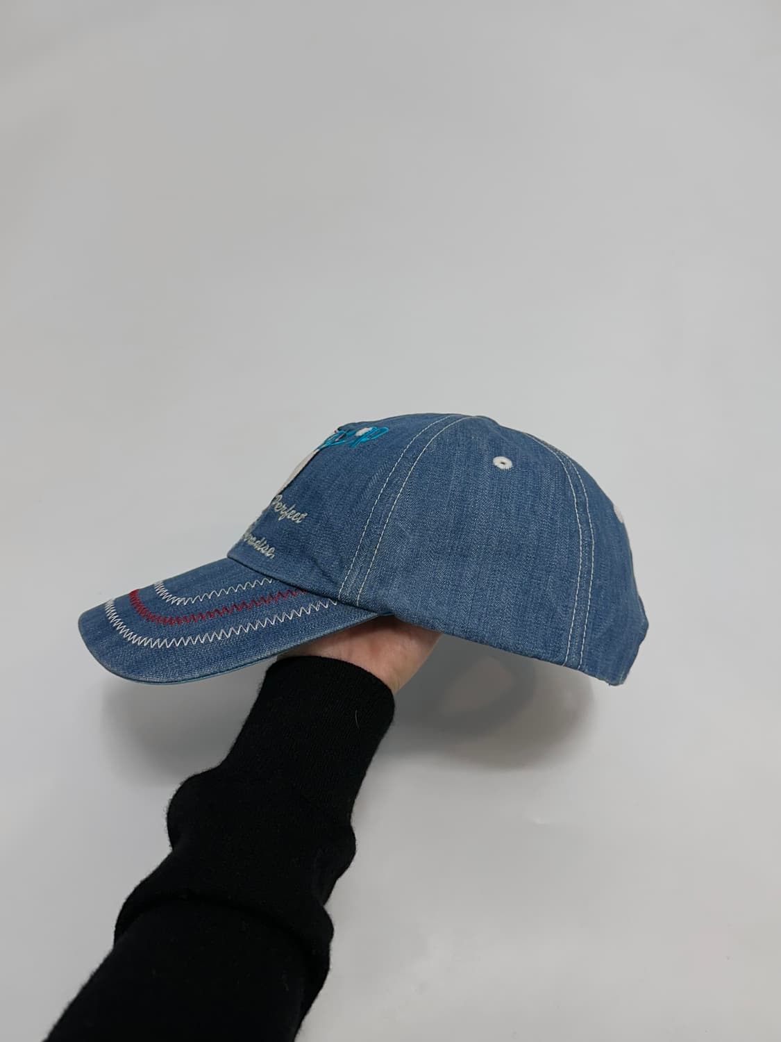 A.2.P y2k 데님 볼캡 와투케 빈티지 상품이미지4