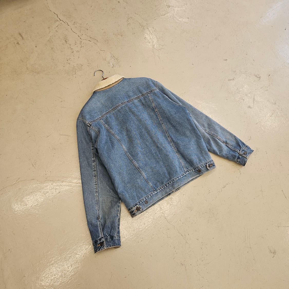 L.L.BEAN 엘엘빈 쉐르파자켓 청자켓 데님자켓 코듀로이 XL 구제 상품이미지7