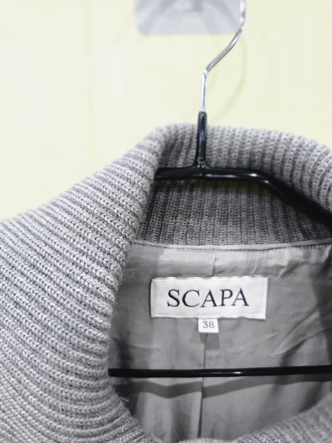 스카파 울 고급 니트 코트 상품이미지2