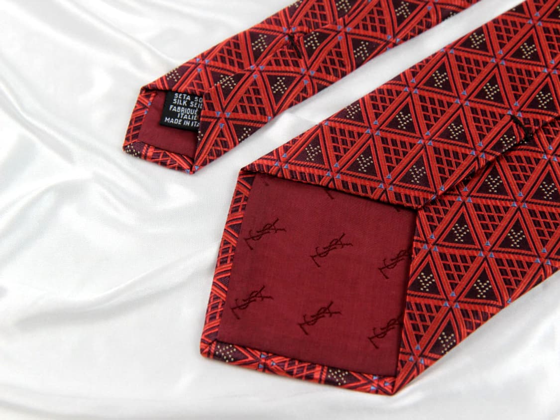 입생로랑 9.8cm A+등급 이태리 클래식 남자 명품 넥타이 상품이미지4