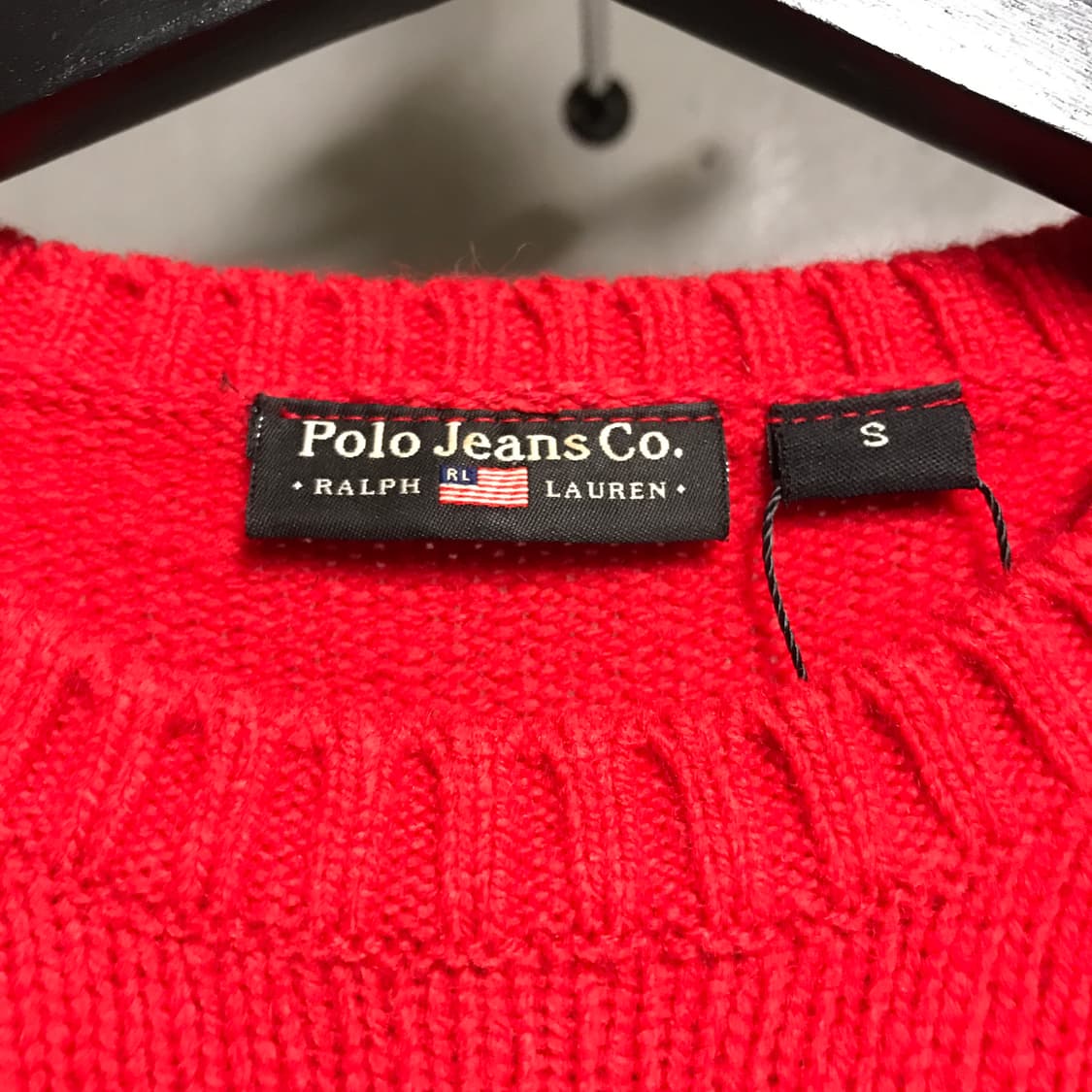 폴로 진스 맨투맨 레드 S(W) 상품이미지5