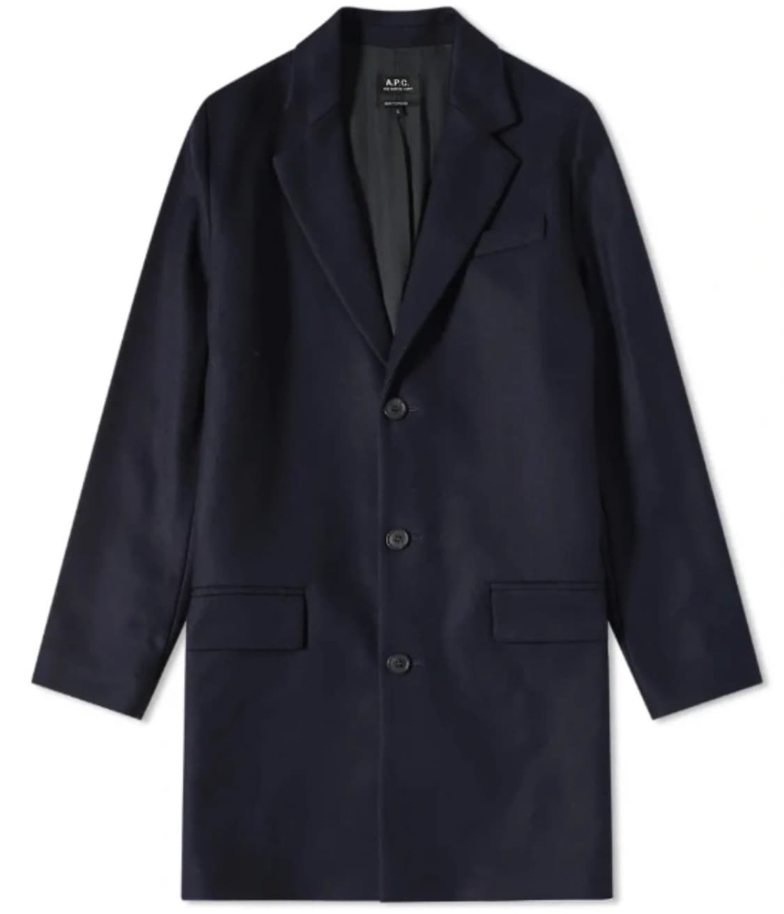 APC 아페쎄 체스터 싱글 코트 네이비 새제품  상품이미지2